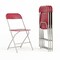 Flash Furniture Hercules Series Plastic Folding Chair Red - 4 LB Weight Capacity Comfortable Event Chair-Lightweight Folding Chair, PK4 4-LE-L-3-RED-GG - alternate 1